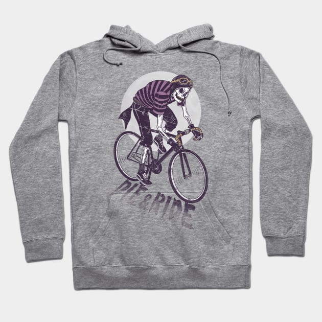 DIE AND RIDE Hoodie by yortsiraulo